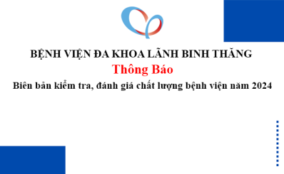Biên bản kiểm tra, đánh giá chất lượng bệnh viện năm 2024